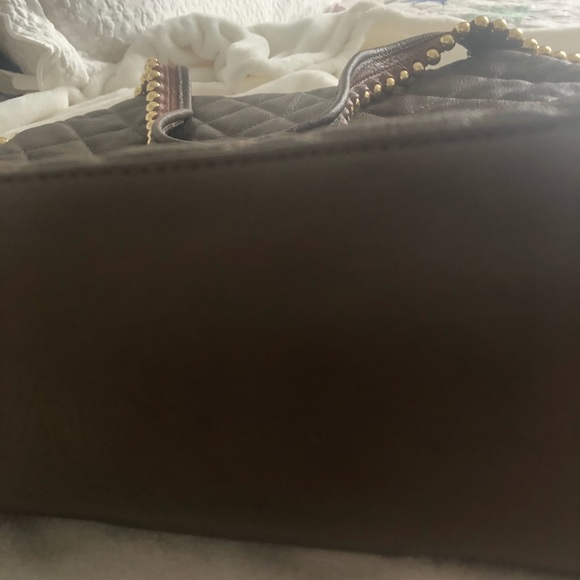 Big Buddha Georgie Dark Brown Quilted Handbag - Picture 5 of 8